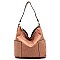 Fashion Side Zip Pocket Shoulder Bag