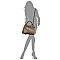 Crocodile Round Top Handle Satchel