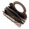 Crocodile Round Top Handle Satchel