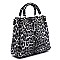 Leopard Top Handle Satchel