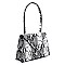 Python Snake Skin Envelope Flap Tote