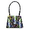 Python Snake Skin Envelope Flap Tote