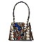 Python Snake Skin Envelope Flap Tote
