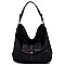 Laser Cut Printed Front Pocket Shoulder Bag