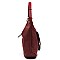 Fashion Ring Front Pocket Shoulder Bag Hobo