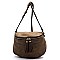Tassel Zipper Crossbody Bag