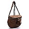 Tassel Zipper Crossbody Bag