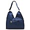 Fashion Weaved Ring Tassel Shoulder Bag Hobo
