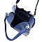 Fashion Weaved Ring Tassel Shoulder Bag Hobo