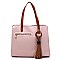 Fashion Amber Ring Tassel Satchel