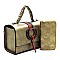 Multi Striped D-Ring 2-in-1 Boxy Satche