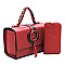 Multi Striped D-Ring 2-in-1 Boxy Satche