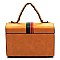 Multi Striped D-Ring 2-in-1 Boxy Satche