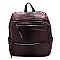 Ostrich Embossed Multi-Pocket Backpack Wallet SET MH-MC0056W