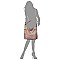 Fashion Zipper Shoulder Bag Hobo