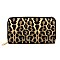 Studded Motorcycle Jacket Leopard Trim 2-in-1 Satchel