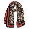 LEOPARD MULTI FRAMED SCARF