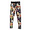 Michelle Obama MAGAZINE COLLAGE PRINT LEGGINGS