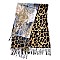 LEOPARD AND PYTHON PRINT FASHION SCARF