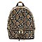Python Snake Skin Zipper Backpack