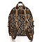 Python Snake Skin Zipper Backpack
