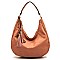 Fashion Whipstitch Shoulder Bag Hobo