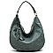 Fashion Whipstitch Shoulder Bag Hobo