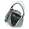 Fashion Whipstitch Shoulder Bag Hobo