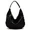 Fashion Whipstitch Shoulder Bag Hobo