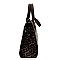 Leopard Padlock Satchel