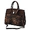 Leopard Padlock Satchel