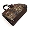 Leopard Padlock Satchel