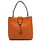 Fashion Flap Multi Compartment Satchel
