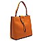 Fashion Flap Multi Compartment Satchel