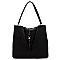 Braided Ring Multi Compartment Satchel