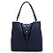 Braided Ring Multi Compartment Satchel