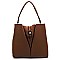 Braided Ring Multi Compartment Satchel