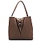 Braided Ring Multi Compartment Satchel