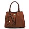 Twist Lock Multi Compartment 2-in-1 Satchel