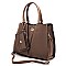 Twist Lock Multi Compartment 2-in-1 Satchel