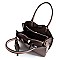 Twist Lock Multi Compartment 2-in-1 Satchel