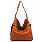 Fashion Zipper Shoulder Bag