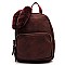 Fashion 2-in-1 Backpack & Fur Clutch