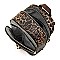 Python Snake Skin Zipper Backpack