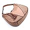 Laser Cut Printed Shoulder Bag Hobo