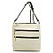 Multi Zip Pocket Crossbody Bag