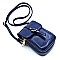 KAYLA + AVA Buckle Flap Crossbody Bag Cell Phone Purse