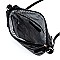 Quilted Multi Zip Pocket Crossbody Bag