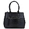 Ostrich Croc Multi Compartment