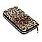 2-in-1 Leopard Compartment Padlock Boxy Satchel